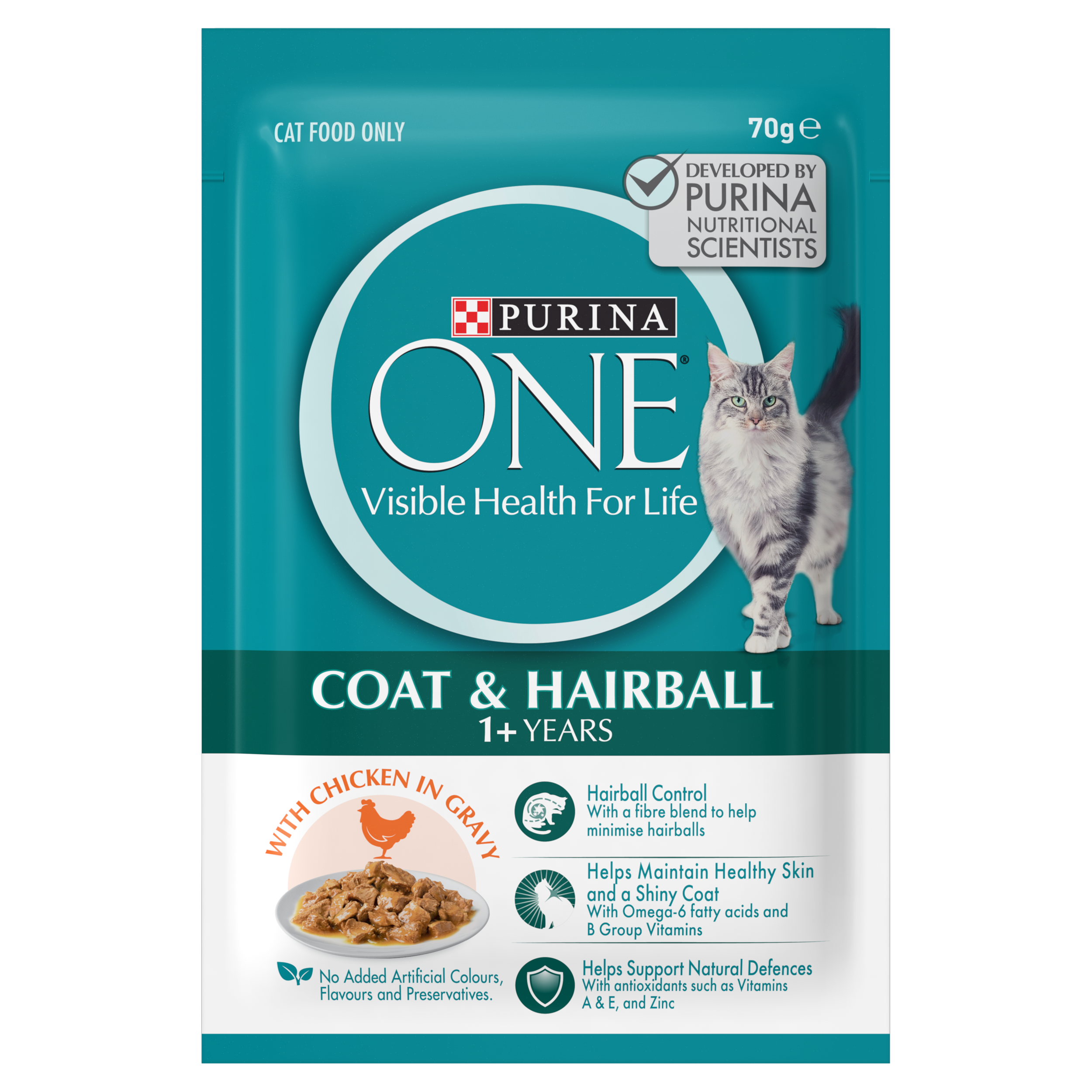 Wet cat hotsell food for hairballs